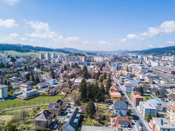 View of cityscape against sky