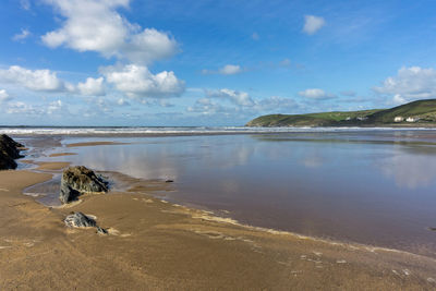 View of beach against sky