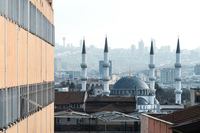 Mosque architecture in ankara city