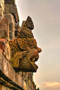 Low angle view of statue