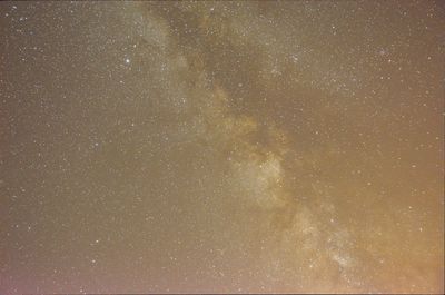 Low angle view of star field against star field