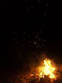 Bonfire at night