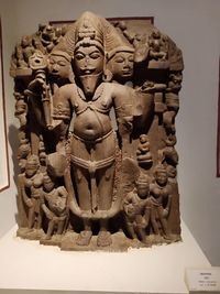 Sculpture of buddha statue in building
