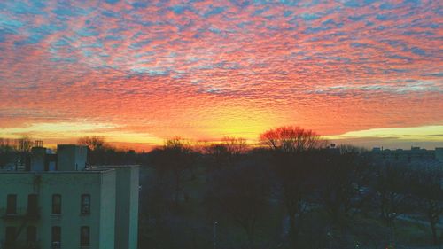 Scenic view of sunset sky