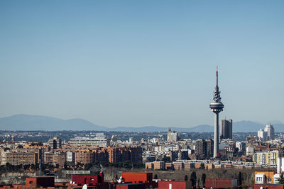 General view of the city of madrid spain. piruli