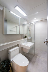 Interior of bathroom