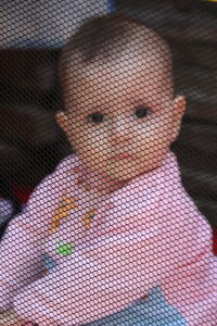 Close-up portrait of boy