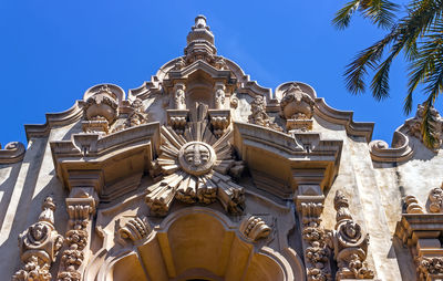 A view of structure casa del prado at balboa park in san diego, california,united states of america.