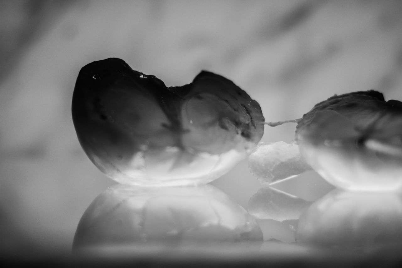 CLOSE-UP OF GLASS ON TABLE