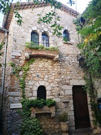 Low angle view of old building