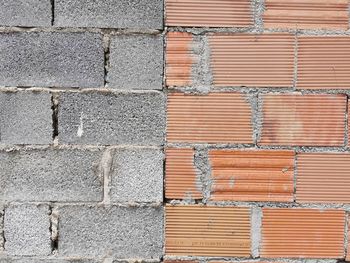 Full frame shot of brick wall