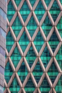 Full frame shot of glass building