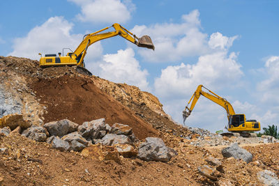 View of construction site