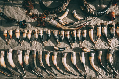 View of fish for sale in market