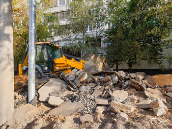 View of construction site