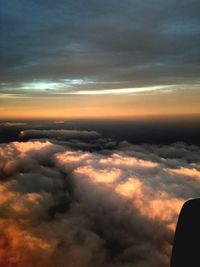 Scenic view of cloudy sky