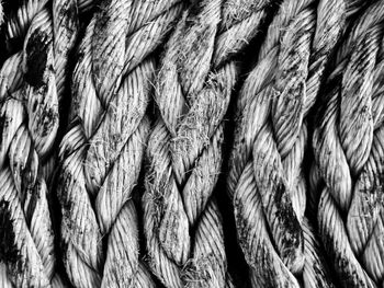 Full frame shot of ropes