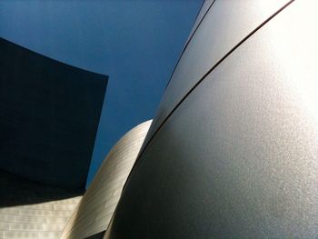 Low angle view of modern building against sky