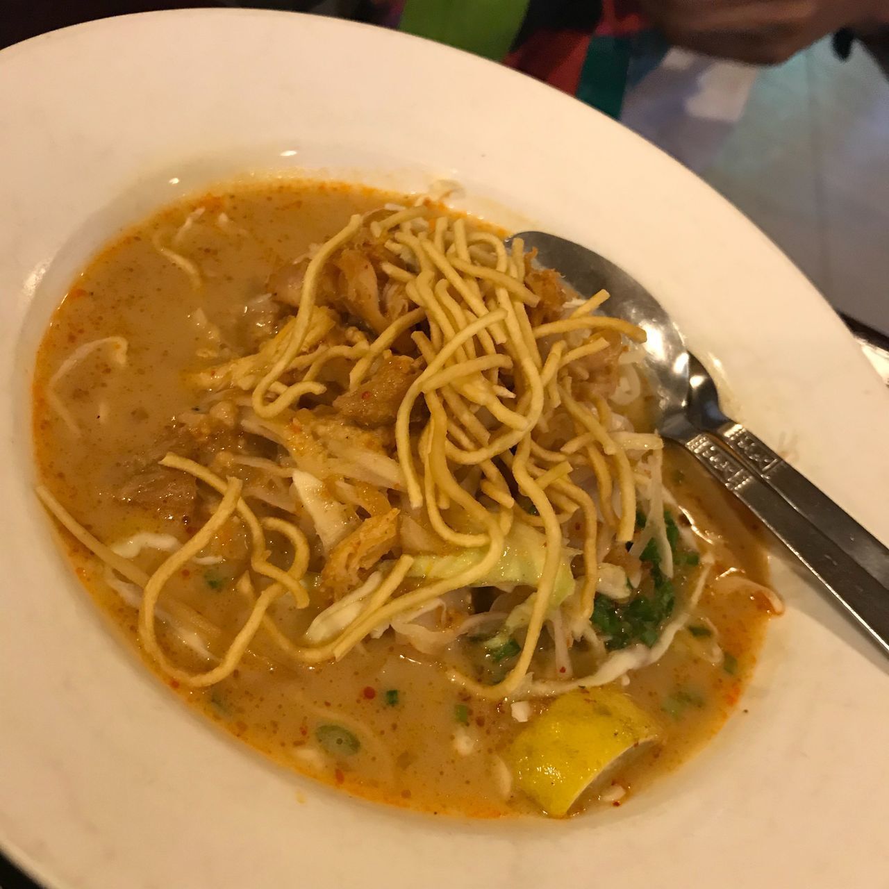 CLOSE-UP OF PASTA IN BOWL