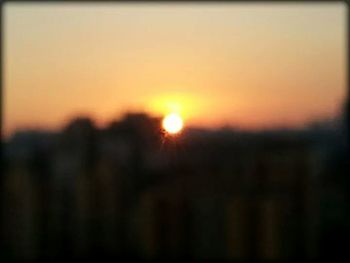 Scenic view of sunset