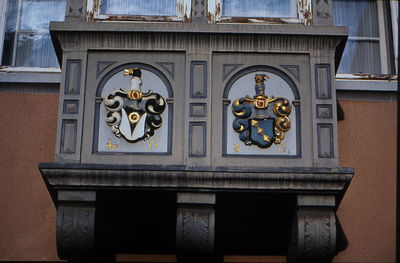 Low angle view of historical building