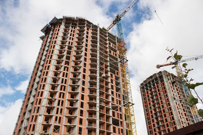 Low angle view of building against sky