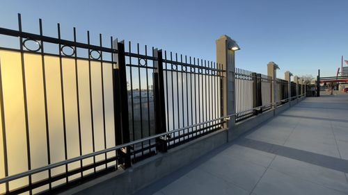 Bridge against clear sky