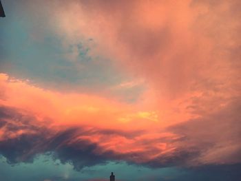 Scenic view of sky during sunset