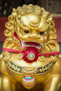 Close-up of statue