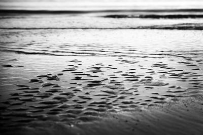 Full frame shot of rippled water.