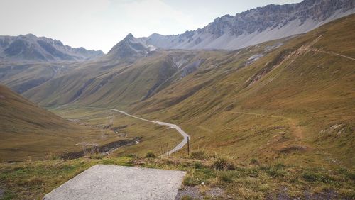 Scenic view of mountains