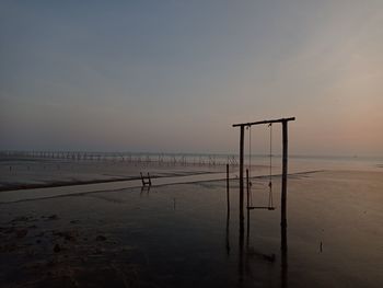 Swing by the beach