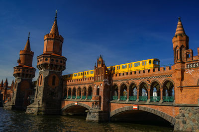 Low angle view of historical building against sky