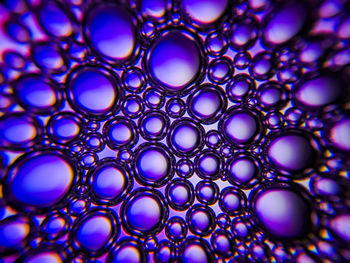 Full frame shot of bubbles