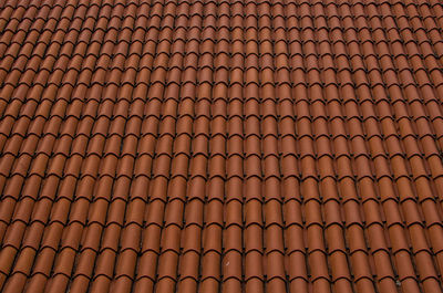 Full frame shot of roof made of bricks