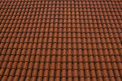 Full frame shot of roof made of bricks