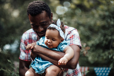 Father and daughter