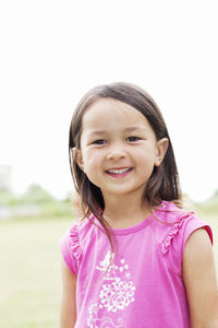 Portrait of smiling girl