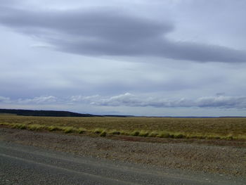 Scenic view of landscape against sky