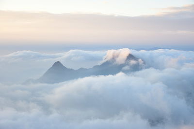 Low angle view of clouds in sky