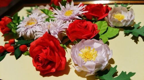 Close-up of rose bouquet