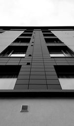 Low angle view of building against clear sky