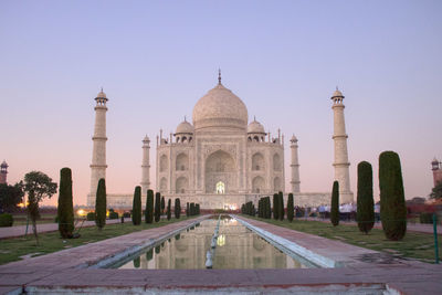 View of historical building against clear sky