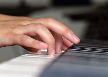 Close-up of human hand