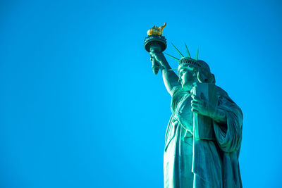 Statue of liberty in new york city, probably one of the most famous landmarks of all time.
