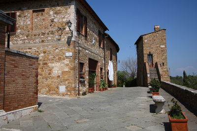 Street amidst buildings in town