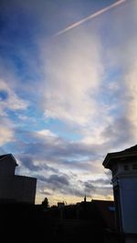 Low angle view of building against sky