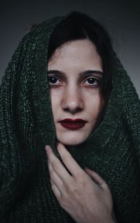 Portrait of beautiful woman