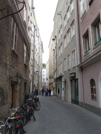 View of city street
