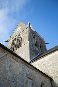 Low angle view of building against sky